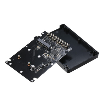 

mSATA to 25" 44PIN PATAIDE SSD HDD mSATA to PATA Converter Adapter Enclosure Case Included