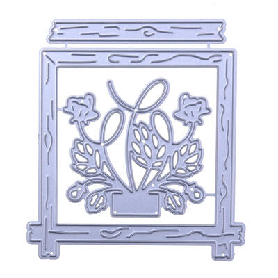 

DIY Wood Frame Flower Cutting Dies Stencil Scrapbooking Embossing Craft