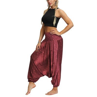 

Women Harem Long Pants Hippie Wide Leg Gypsy Yoga Dance Boho Palazzo Trousers