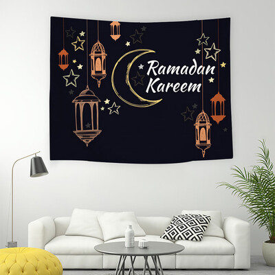 

Gobestart Muslim Ramadan Festival Tapestry Fabric Home Wall Paintings