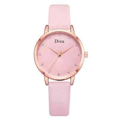 

Quartz watch 2019 new pu strap simple watch trend temperament ladies watch