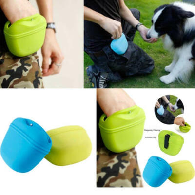 US Pet Dog Training Waist Pouch Bag Bait Treat Food Storage Agility Obedience
