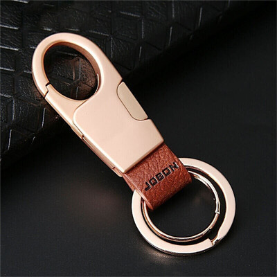 

Car Keychain Zinc Alloy&Leather Key Rings Keyring Car Accessories Stylish Simple Key Holders Auto Parts for Men Women Gifts