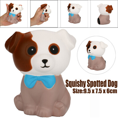 

Gotoamei Squeeze Spotted Dog Cream Bread Scented Slow Rising Toys Phone Charm Gifts