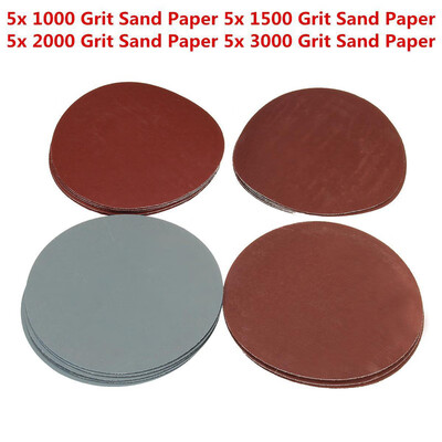

20PCS 125mm 5" Sanding Discs 1000-3000 Grit Orbital Sander Sandpaper Pads