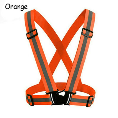 

Security Reflective Vest High Visibility Safety Belt Stripe Strap Night Running