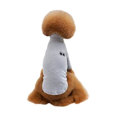 

Pet Dog Hoodie Solid High Collar Thickening Cotton T-Shirt Puppies Body Winter Pets Clothes Pet Warm Coat roupa de cachorro