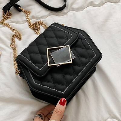 

New style of foreign air bag womens bag 2019 summer small fresh oblique span bag fashion one shoulder bag tide