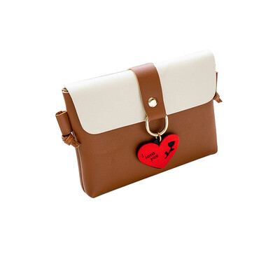 

Tailored Women Fashion Pure Color Leather Messenger Shoulder Bag Chest Bag