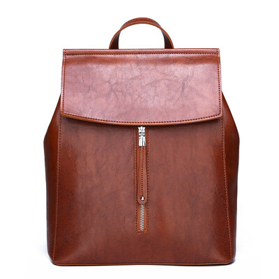 

Shoulder bag female fashion retro new Korean casual wild small backpack large capacity tide