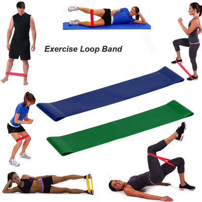

Siaonvr Set of 2 Resistance Exercise Loop Bands Home Gym Fitness Premium Natural Latex