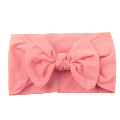 

Baby Tie Bow Pom Pom Head Wrap Turban Top Knot Headband Newborn Girl Accessories