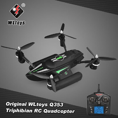 

Original WLtoys Q353 Triphibian 24G 6-Axis Gyro Air-Ground-Water RC Quadcopter Headless Mode RTF Drone