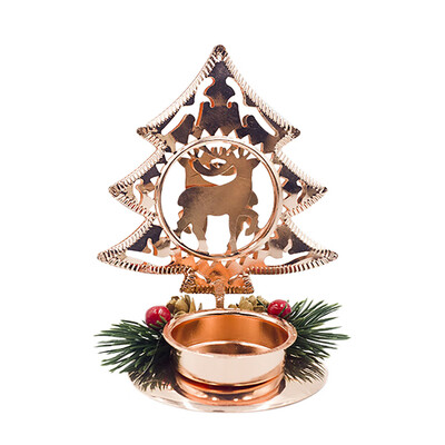 

Gobestart Christmas Decoration Candlestick Desktop Decoration Home Decor Christmas Gift