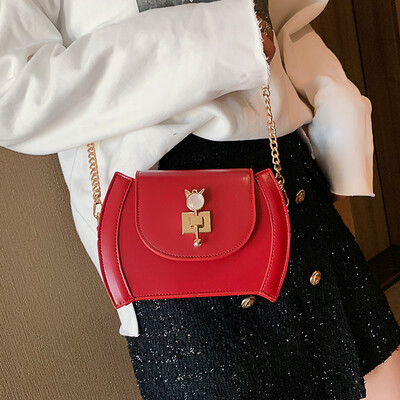 

High-end sense bag fresh air color handbag new 2019 fashion Messenger bag girl wild ins small bag