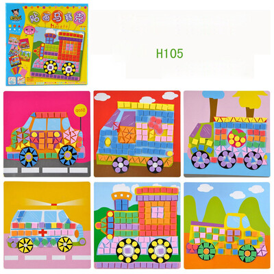 

Tailored Fun Mosaic Kids Art & Craft Kit Childrens Play Activity Decoration Sticker Set