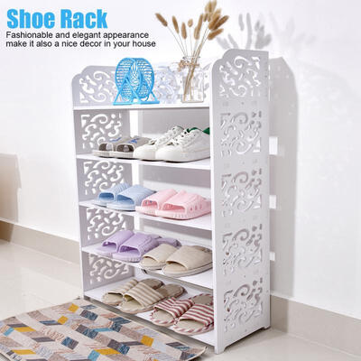 

Greensen Fashionable 5-Tier Shoe Rack Organizer Holder Home Bedroom Living Room Storage Stand Organizer
