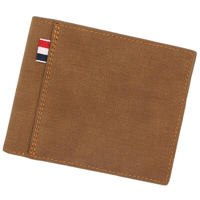 

New Matte Men Wallet Short Retro Tri-bifold Large Capacity Multi-function Fashion Business Wallet Card Purse Mens Wallet