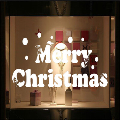 

Tailored Merry Christmas Home Household Room Wall Sticker Mural Decor Decal Removable New