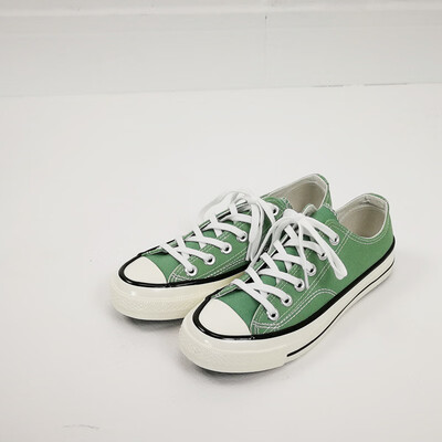 

Comet EVENSTAR retro 1970s canvas shoes mint green high-top shoes ins super fire shoes women