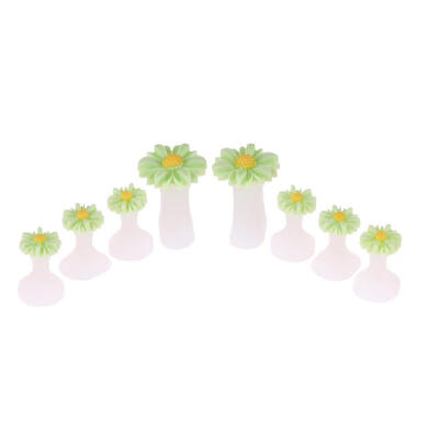 

8pcsset Daisy Silicone Toe Separators Spacers Salon Manicure Pedicure Tool