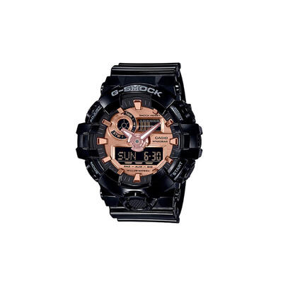 

Casio G-Shock GA-700MMC-1A Digital Watch With Resin Band For Men - Black Rose Gold