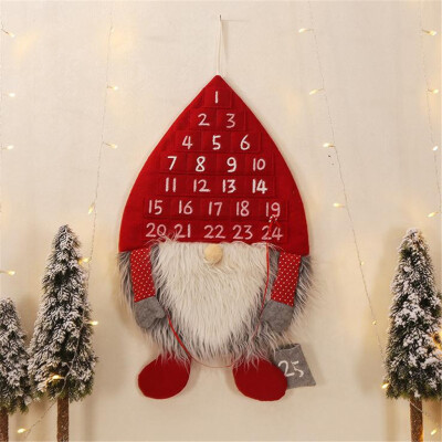 

Tailored Christmas Home Decoration Forest Man Calendar Christmas Calendar Wall Pendant