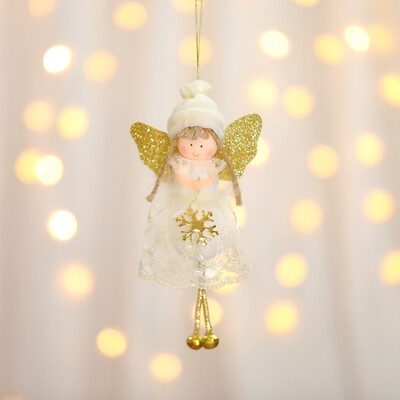

Siaonvr Christmas Tree Creative Decoration Pendant Cute Angel Lace Doll