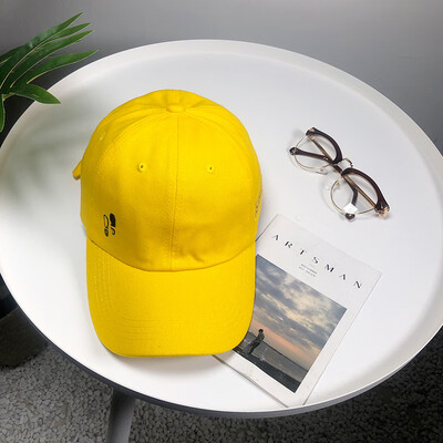 

Ms Pau autumn&winter fashion 100 pure cotton embroidery baseball cap Korean tide casual sports letter duck tongue cap