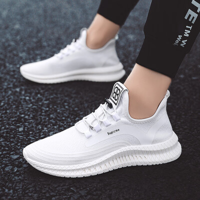 

Summer Korean fashion white mens shoes Joker sports casual canvas shoes small white autumn tide shoes