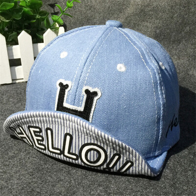 

Childrens hats wholesale spring&autumn new style cap hip hop hat Korean personalized cowboy h soft brim cowboy baseball cap
