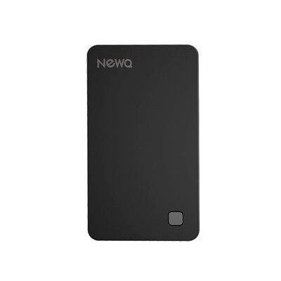 

NEWQ Upgraded 2TB External Hard Drive Disk Type-C HDD with 5000mAh Bettery RJ45 Ethernet WiFi Router Ethernet Metal Shell HDD Bla