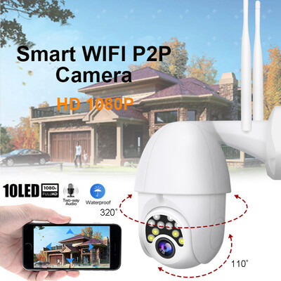 

〖Follure〗HD 1080P Outdoor Waterproof WiFi PTZ Tilt Security IP IR Camera Night Vision US
