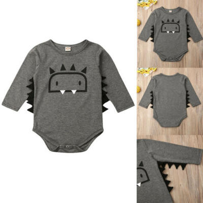 

Autumn Newborn Baby Boy Girls Clothes Long Sleeve Romper Bodysuit Jumpsuit US