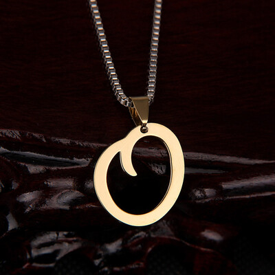 

A-Z 26 Letters Gold Colors Pendant Necklaces Women Choker Necklace Jewelry