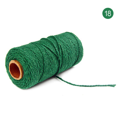 

Siaonvr 100m Long100Yard Pure Cotton Twisted Cord Rope Crafts Macrame Artisan String