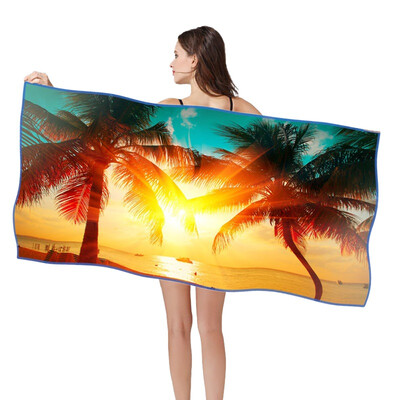 

Quick Drying Beach Towel 80x160cm Light Weight Microfiber Bath Towel Gym Travel Sauna Yoga Mat Outdoor Blanket Towel Anti Sand