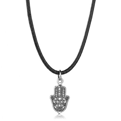 

2019 Women Fashion Pendant Necklace Lucky Hand Design Charm Personality Necklace Trendy Jewelry Female Silver Color