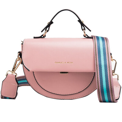 

Bucket bag bag bag female 2019 spring new fashion handbag trend pure color slung single shoulder mother bag
