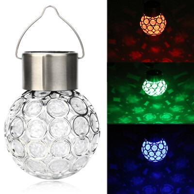 

Gobestart Waterproof Solar Rotatable Outdoor Garden Camping Hanging LED Round Ball Lights