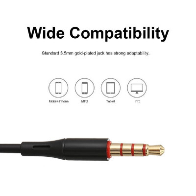 

35mm Wired In-ear Headphones with Mic In-line Control Music Headphone Sport Headset with 12m Cable Earphone for Smart Phones Tab