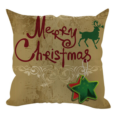 

〖Follure〗Christmas Pillow Cover Pillowcases Decorative Sofa Cushion Cover Home Decoration