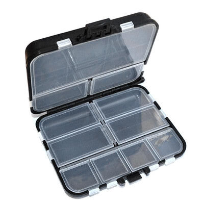 

Mini Fishing Tackle Box Multiple Compartments Container Portable Waterproof Lure Bait Hook Case Outdoor Activity Tool