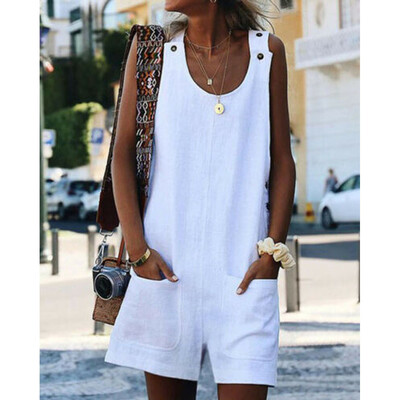 

Women Dungarees Harem Strap Pants Loose Jumpsuit Baggy Trousers Overalls Shorts