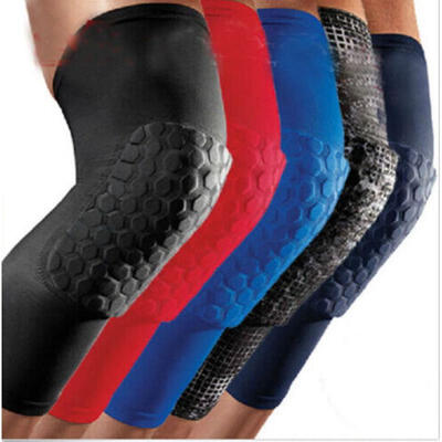 

Honeycomb Knee Pad Basketball Crashproof Antislip Leg Long Sleeve Protector Gear