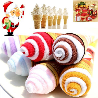 

2pcs New Candy Color Practical Luxury Soft Fiber Cotton FaceHand Cloth Towel