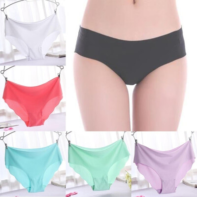 

Sexy Women Invisible Seamless Soft Lingerie Briefs Hipster Underwear Panties Ladies Panty