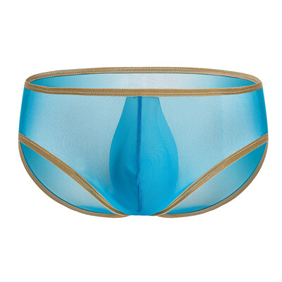 

Mens Sexy Elastic Tulle Netting Briefs Lingerie Casual Underwear Breathable