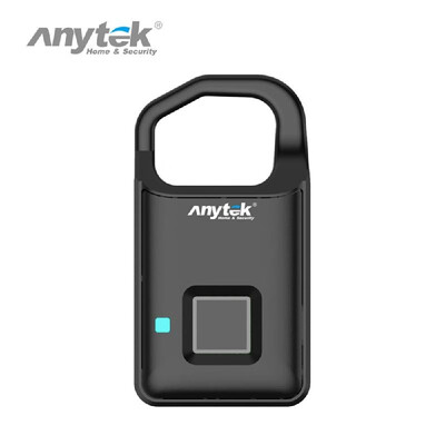 

Anytek Smart Fingerprint P4 Padlock Security Lock Touch with 10 Sets Fingerprints Anti-Theft USB charge 6 Months Standby Time for