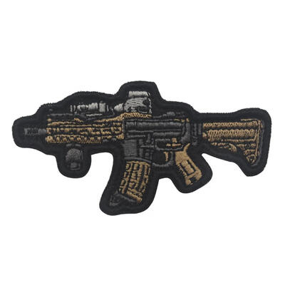 

Cute Gun Embroidered Patch Armband Badge Appliques for Clothes Backpack Cap